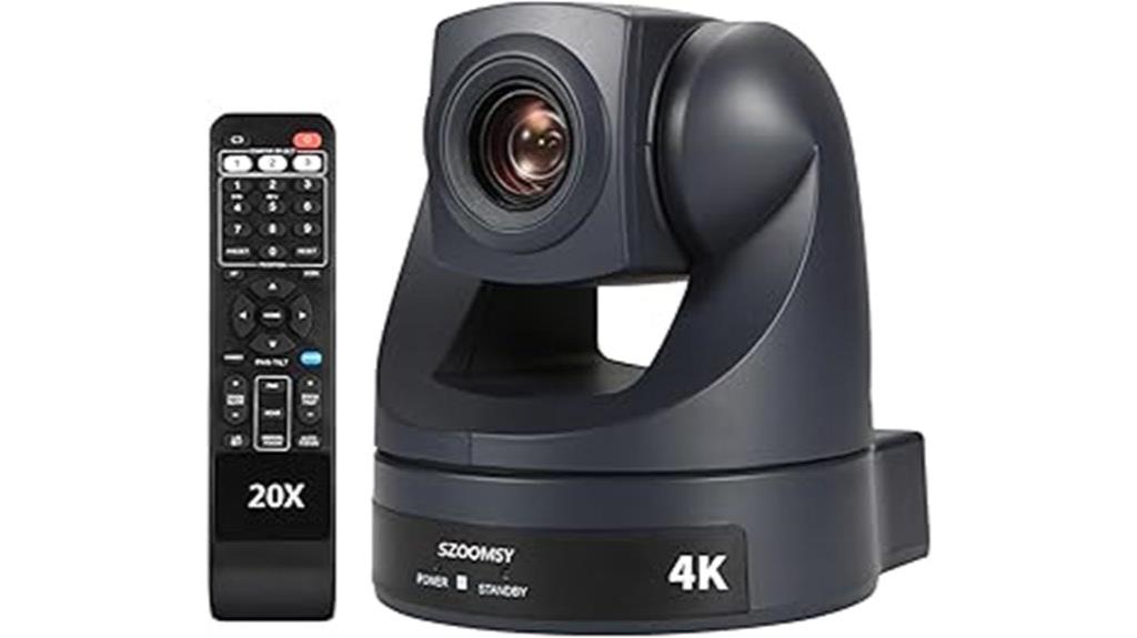 4k ptz camera zoom