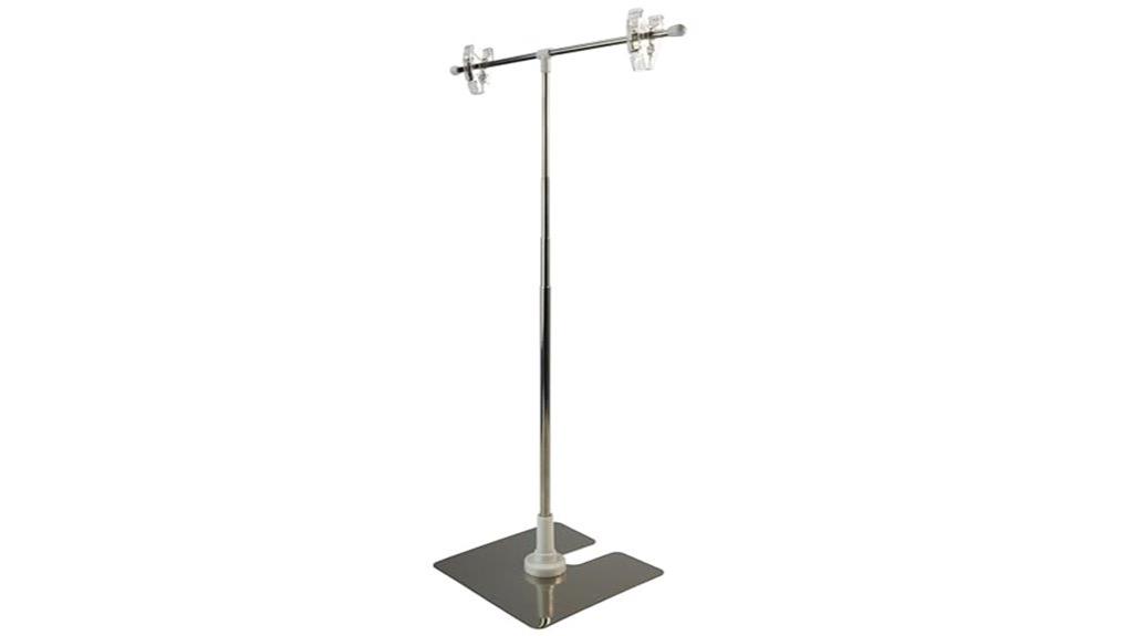 adjustable metal banner stand