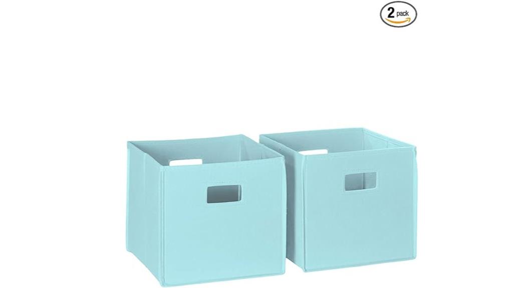 aqua folding storage bins