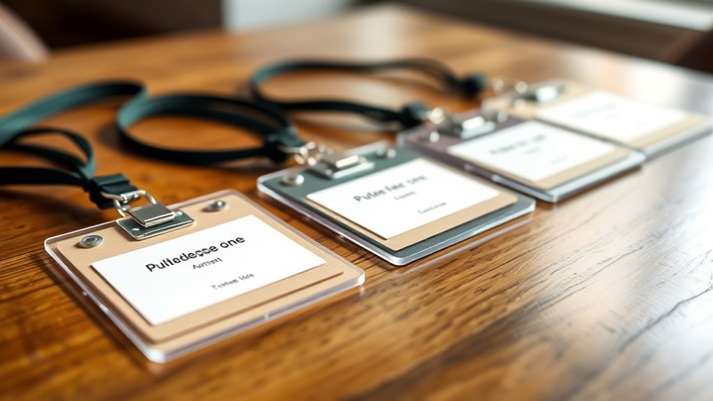 choose durable customizable badges