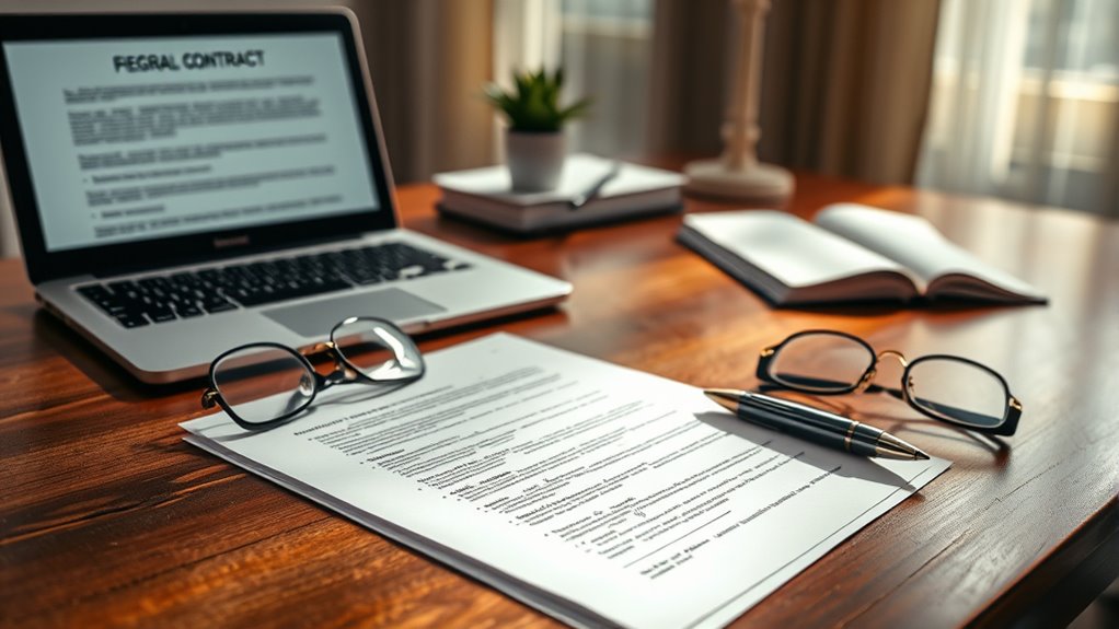 clear contractual responsibilities outlined