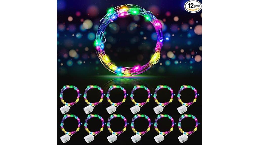 colorful waterproof fairy lights