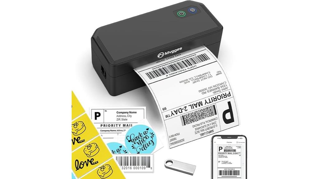 compact thermal label printer
