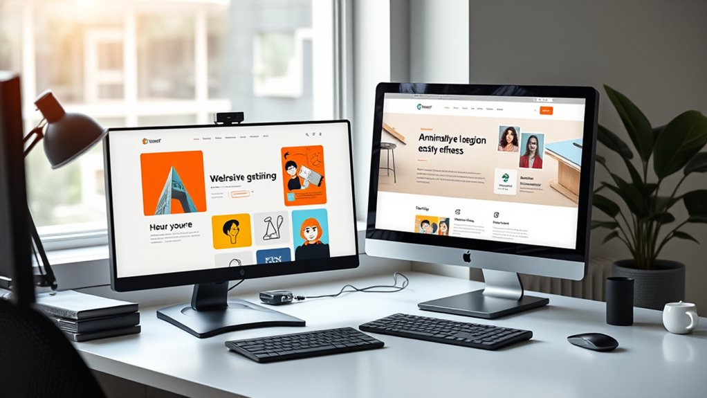consistent visual branding elements