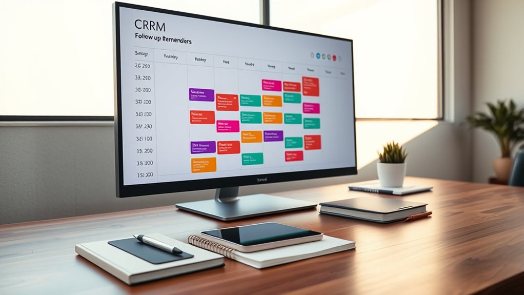 crm calendar for follow ups