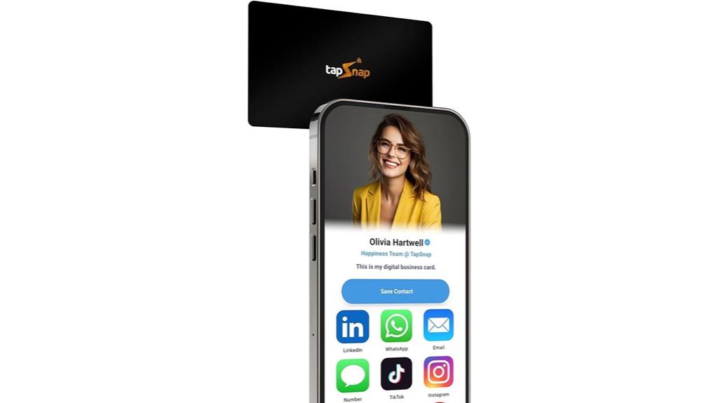 customizable nfc qr card