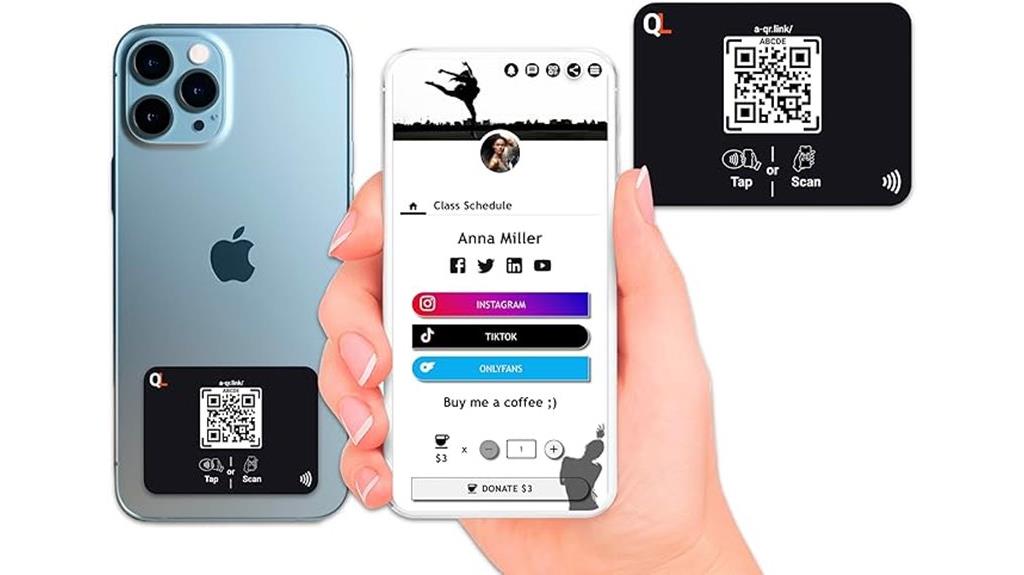 digital business card for phones