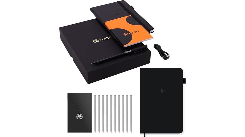 digital pen with notebook