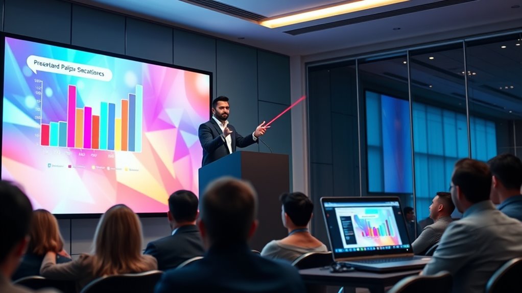 effective visual and technological presentation