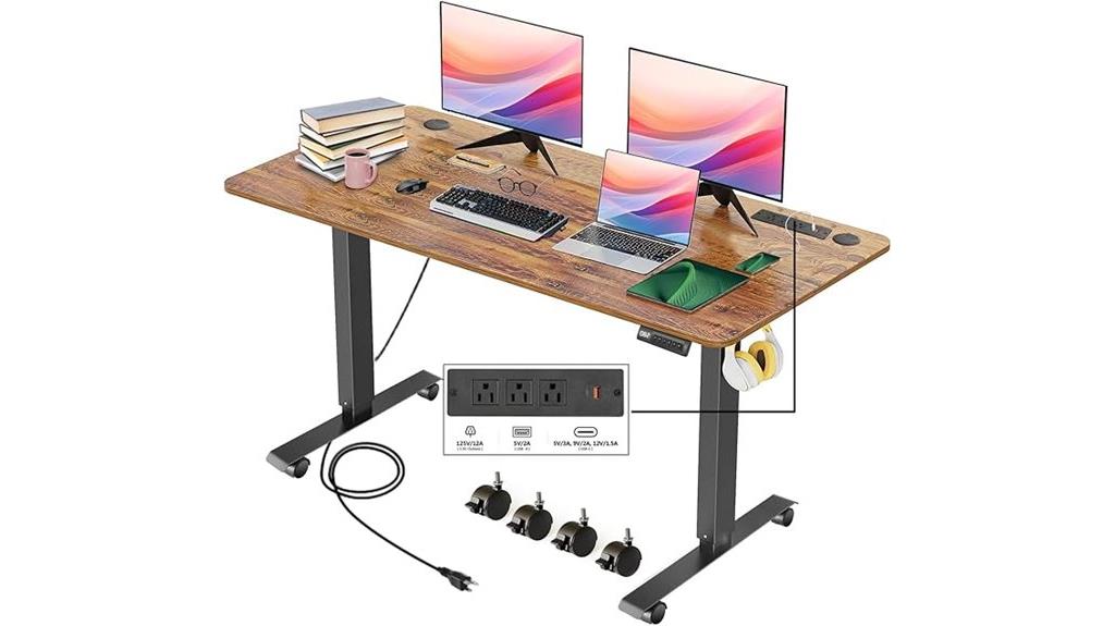 electric height adjustable desk
