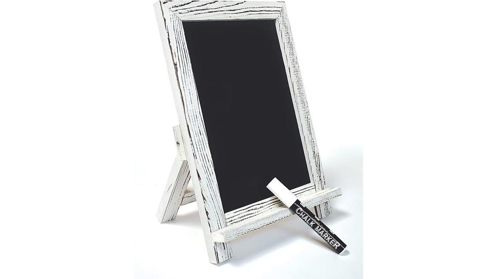 elegant framed chalkboard sign