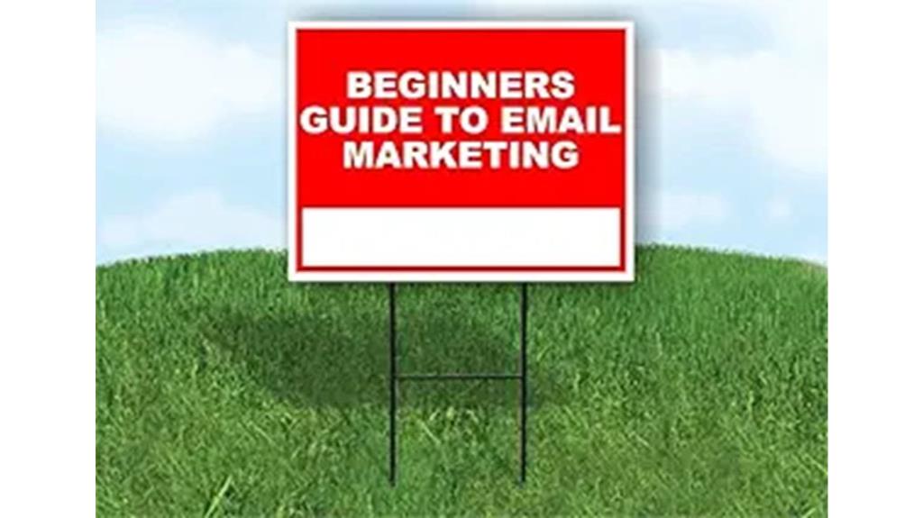email marketing yard sign