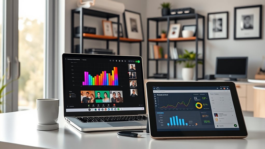 engage audience with interactive features