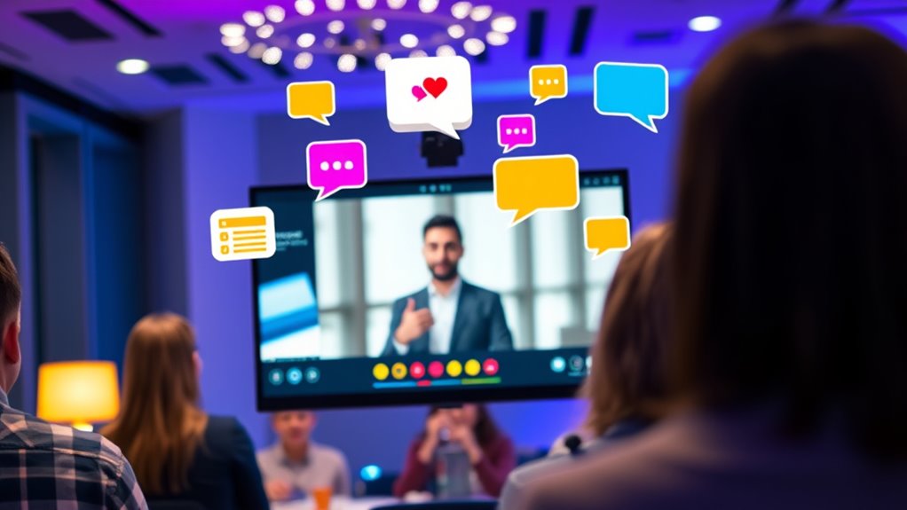 engage audience with interactive tools