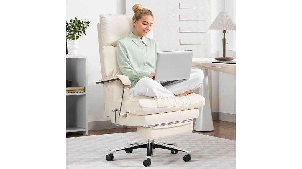 ergonomic leather office chair