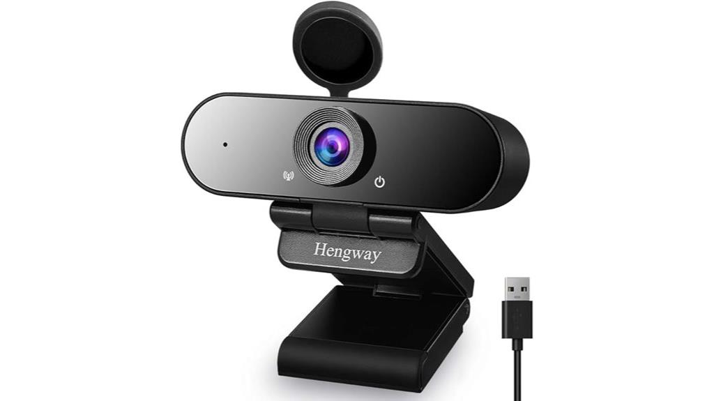 full hd webcam with cover