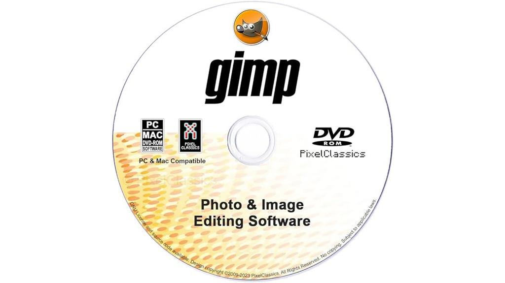 gimp photo editor cd