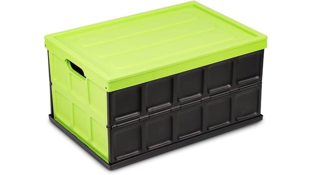 green 48l collapsible storage