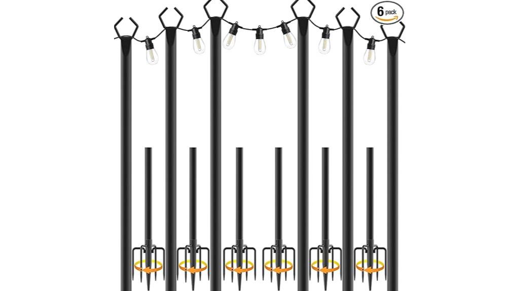 heavy duty outdoor light poles
