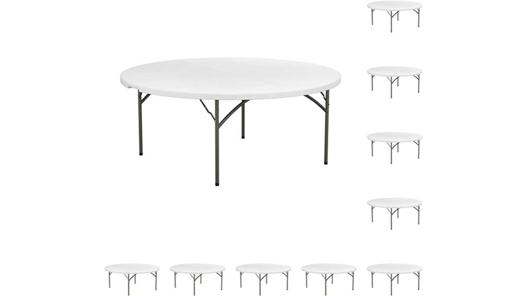 heavy duty plastic folding tables