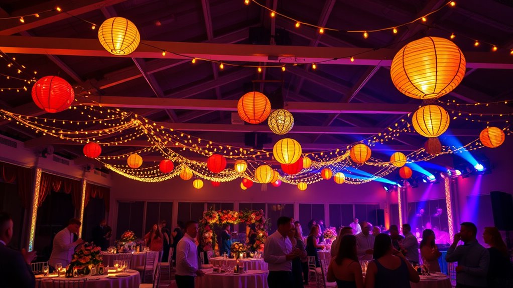 lighting selection for parties