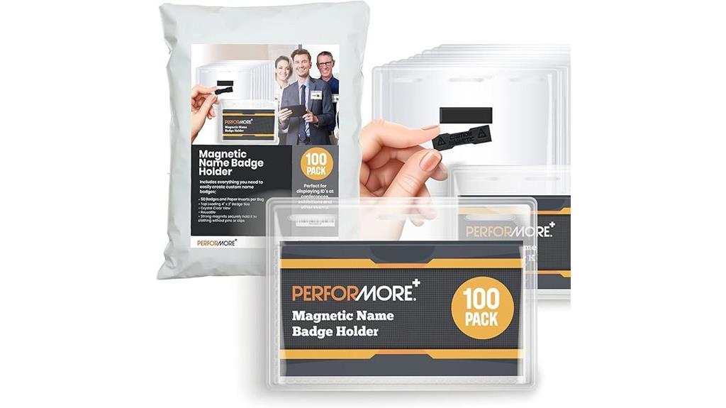 magnetic badge holder pack