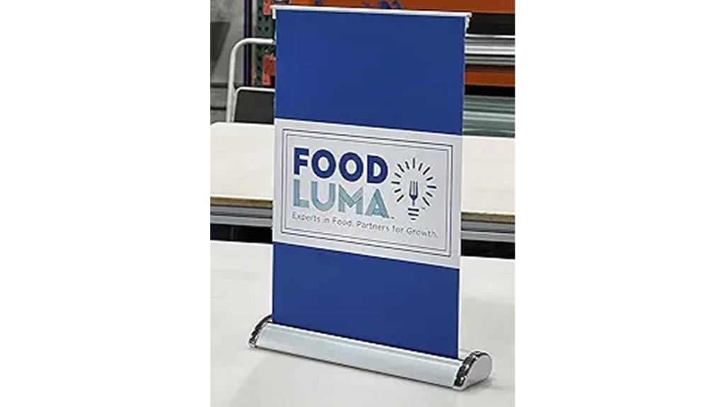 mini retractable banner stand