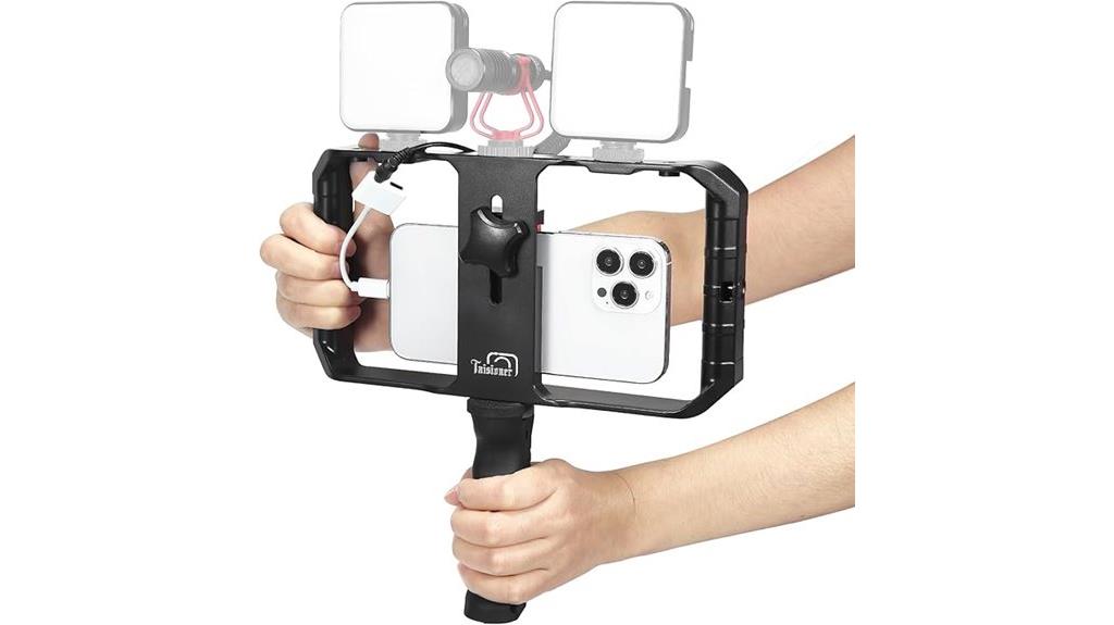 mobile vlogging stabilizer grip