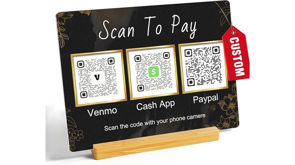 multi use qr code sign