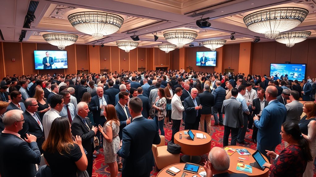 networking at trade events