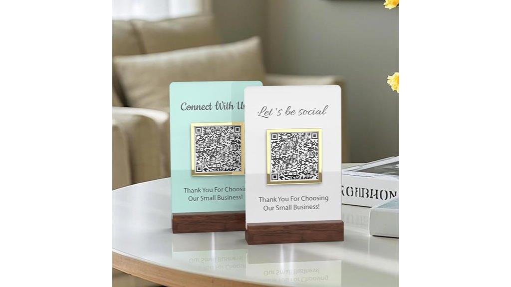 personalized 3d qr sign
