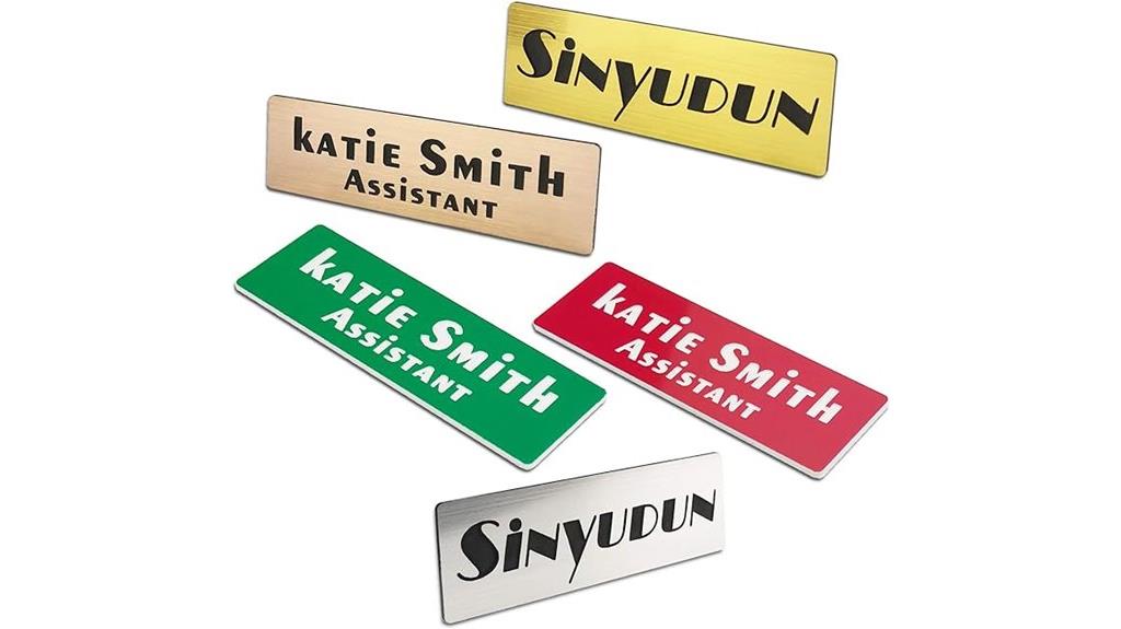 personalized badge options