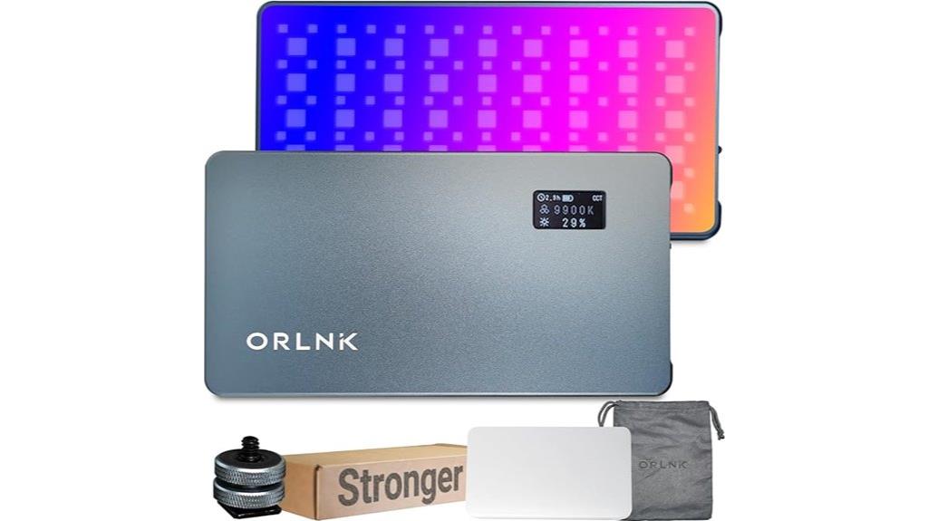 portable rgb video light