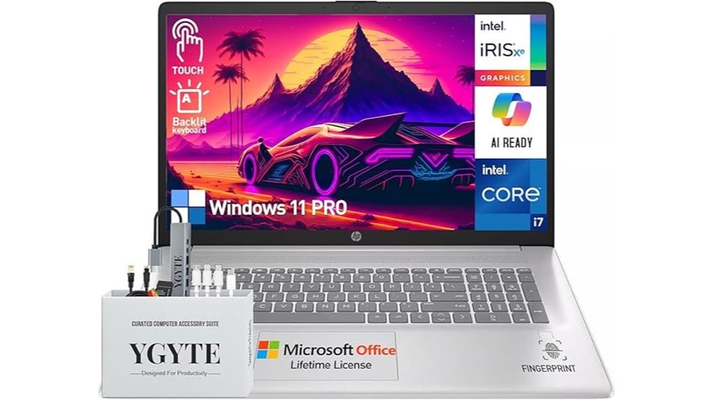 powerful 17 inch touchscreen laptop
