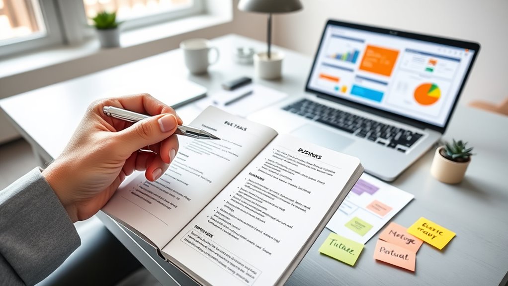 set clear business goals
