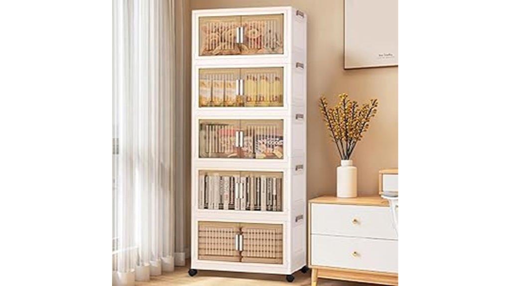 stackable plastic storage bins