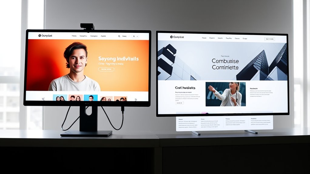 tailored user centered website design