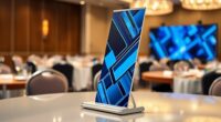 top table banner stand options