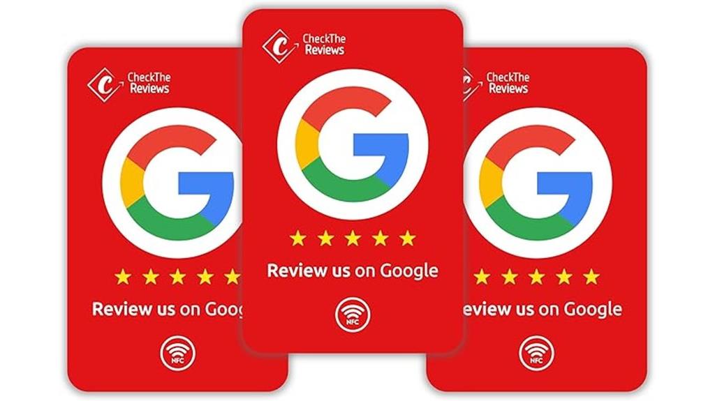 triple nfc feedback cards