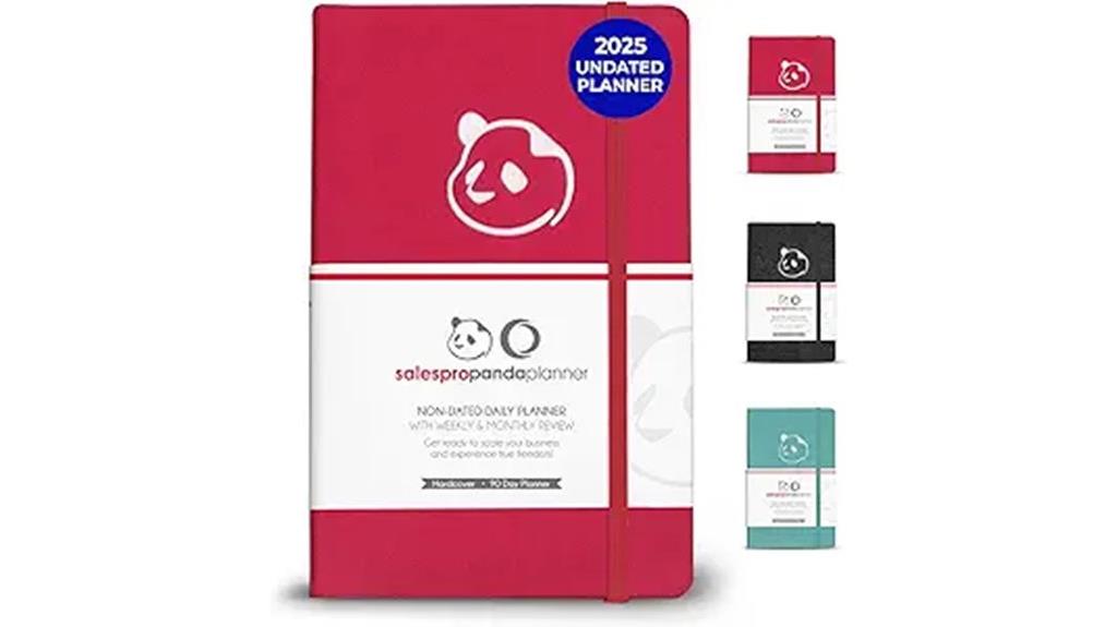 undated daily sales planner