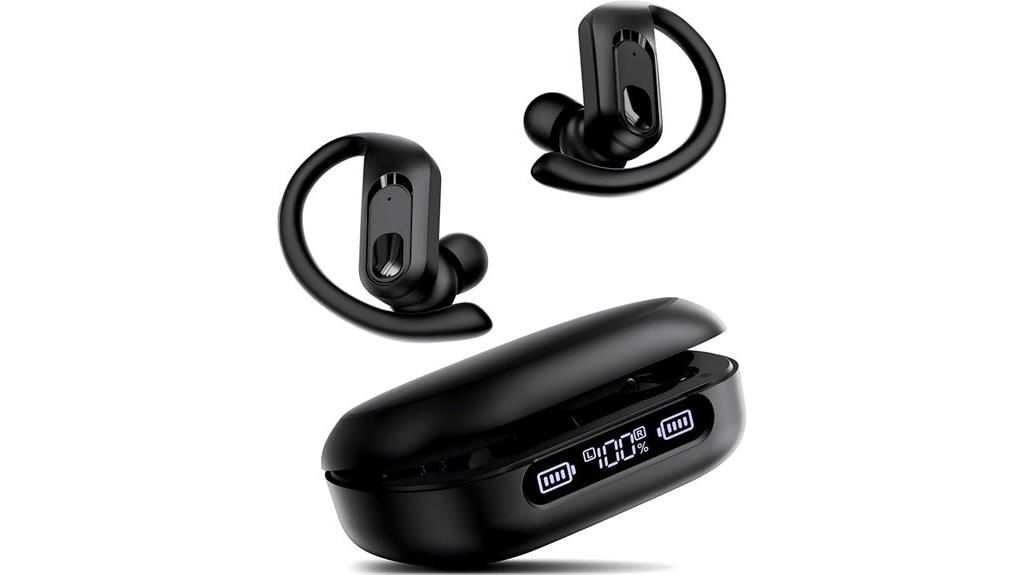 wireless anc earbuds with led