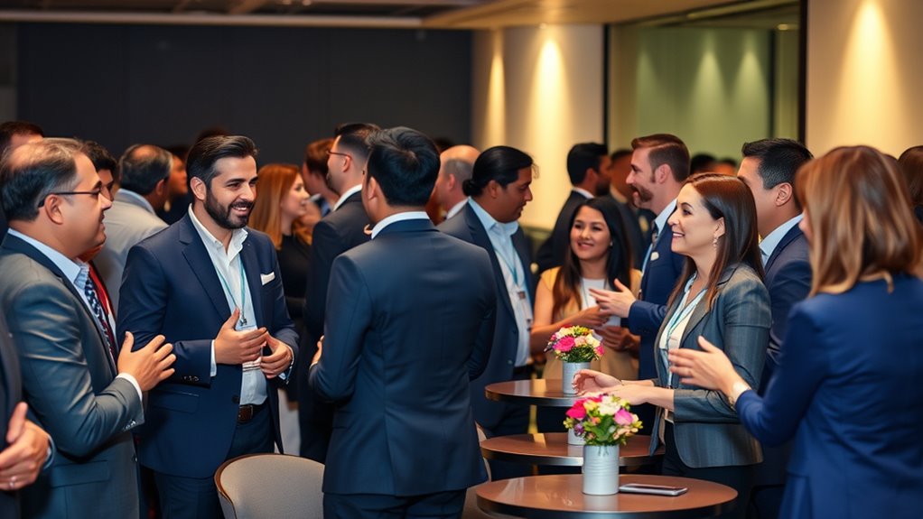 build connections at events