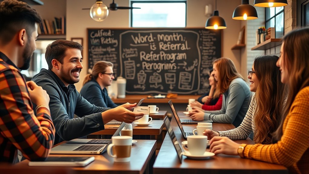 promote referrals for income