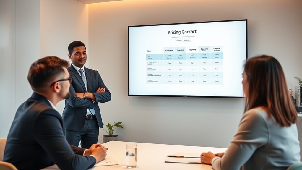 transparent pricing and strategic communication