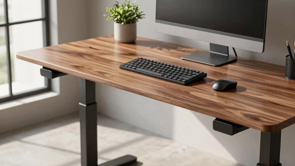 adjust desk for ergonomic comfort