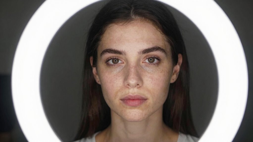 avoid flat unnatural lighting