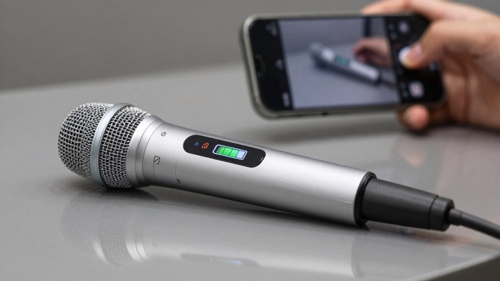 battery life for microphones