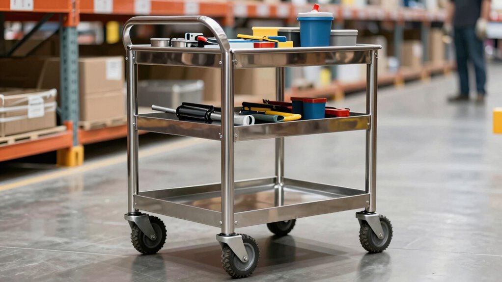 choose durable ergonomic utility cart