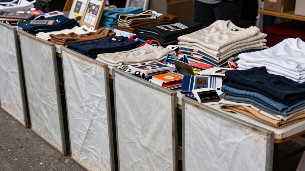 clutter free organized professional display