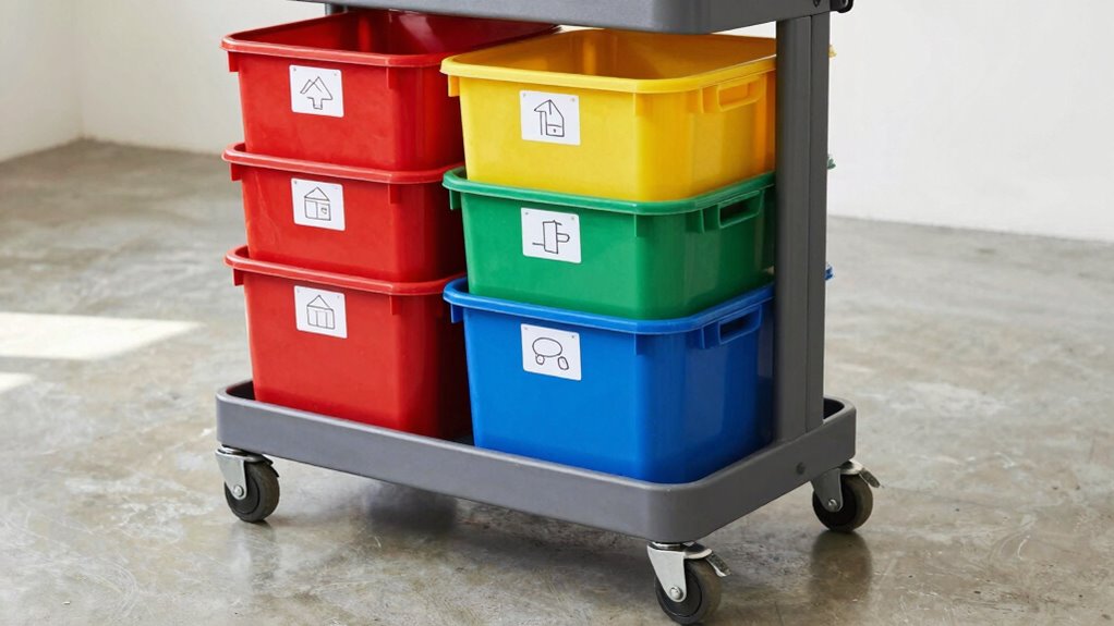 color coded labels for organization